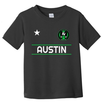 Austin Soccer Team Jersey Mini 512 Badge Toddler T-Shirt