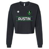 Austin Soccer Team Jersey Mini 512 Badge Cropped Pullover Crew