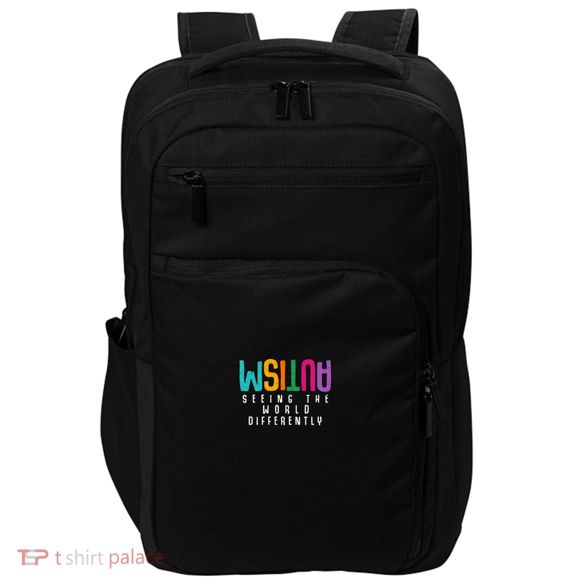 Autism Seeing The World Differently Support Autism Awareness Impact Tech Backpack