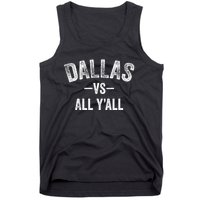 All Sport Trends Dallas Vs All Yall Tank Top