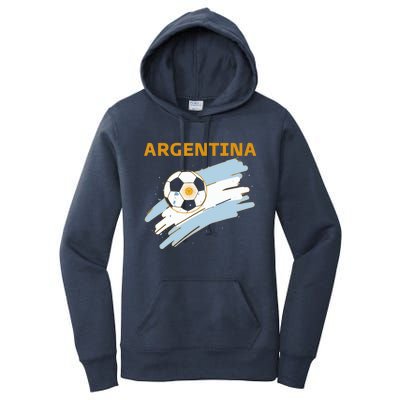 Argentina Soccer Toddler Ball Flag Women's Pullover Hoodie