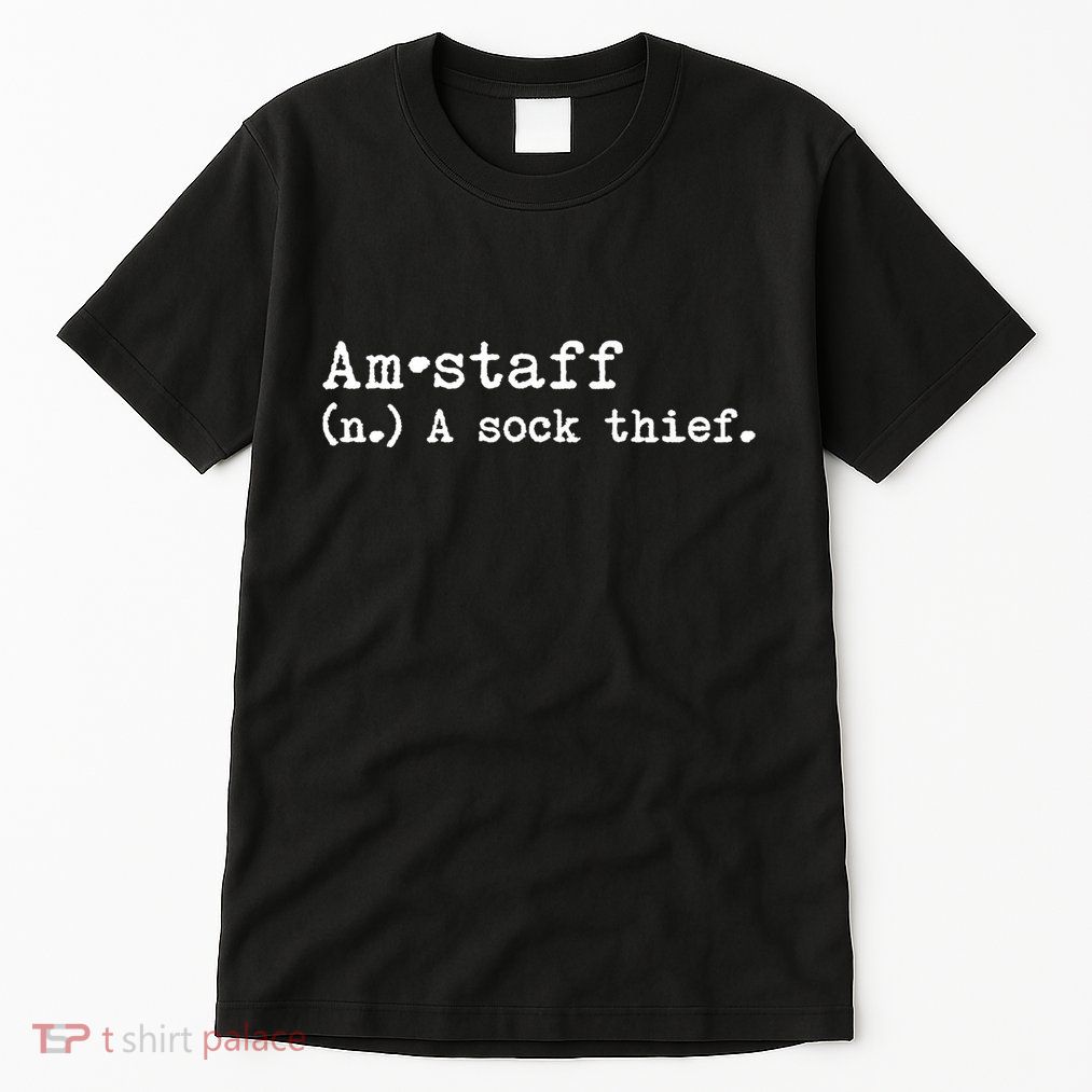 A Sock Thief American Staffordshire Terrier Dog Tall T-Shirt