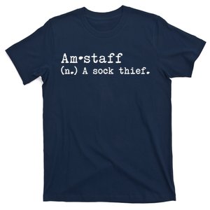 A Sock Thief American Staffordshire Terrier Dog T-Shirt