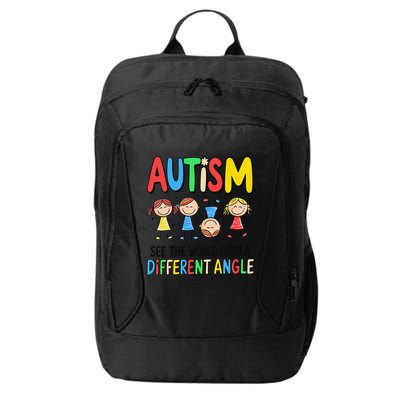 Autism Seeing The World From A Different Angle Autism City Backpack