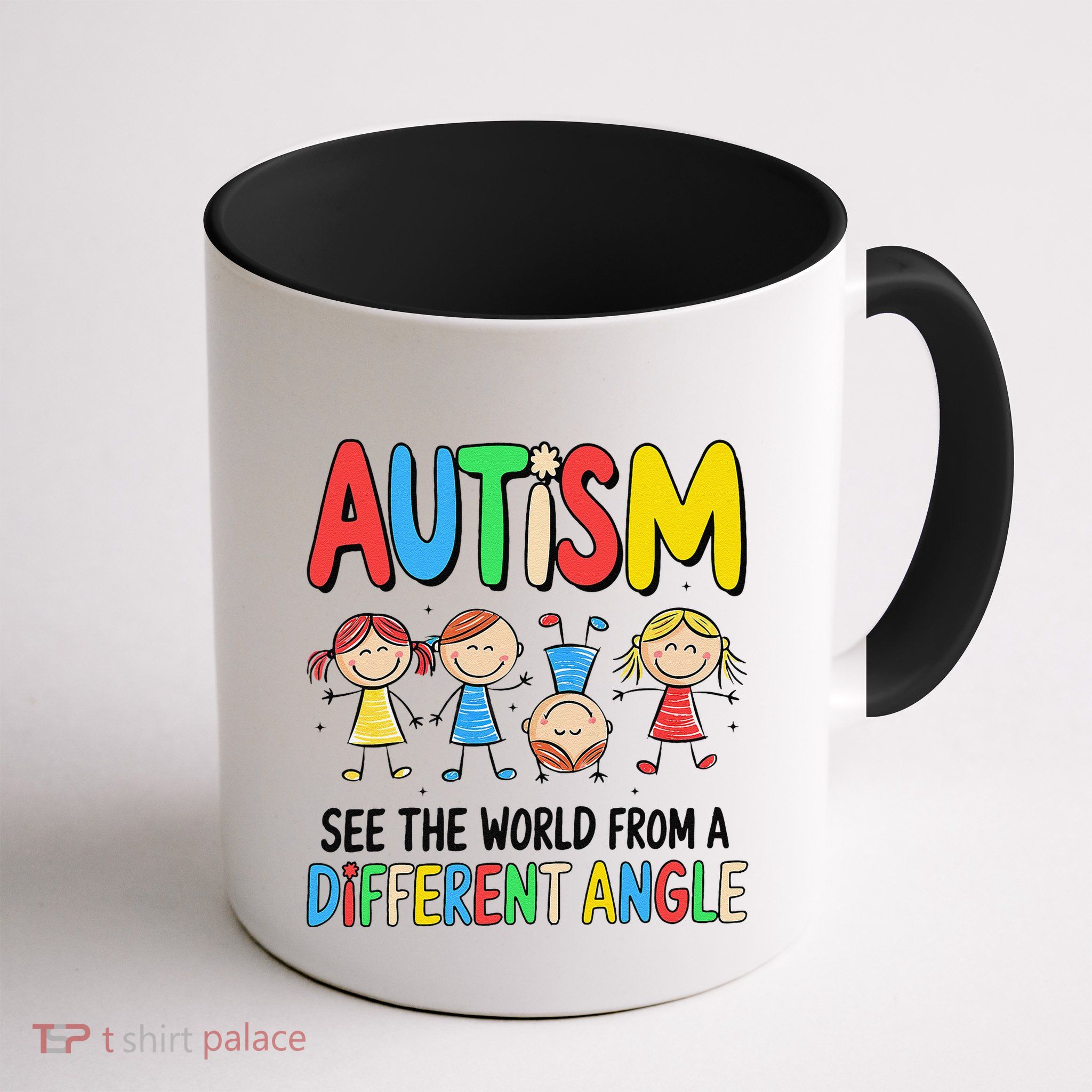 Autism Seeing The World From A Different Angle Autism Mug
