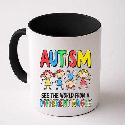 Autism Seeing The World From A Different Angle Autism Mug