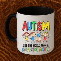 Autism Seeing The World From A Different Angle Autism Mug