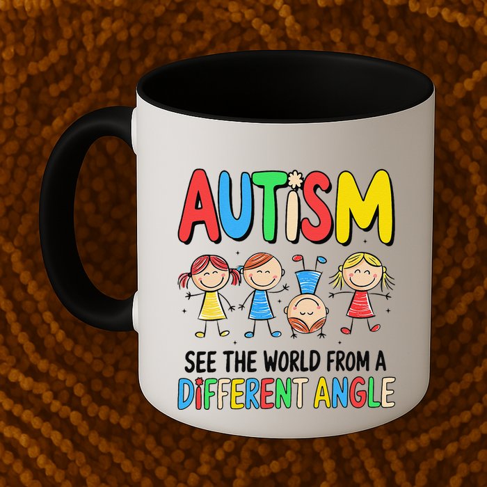 Autism Seeing The World From A Different Angle Autism Mug