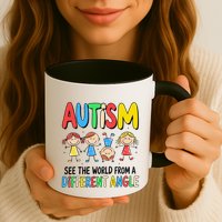 Autism Seeing The World From A Different Angle Autism Mug