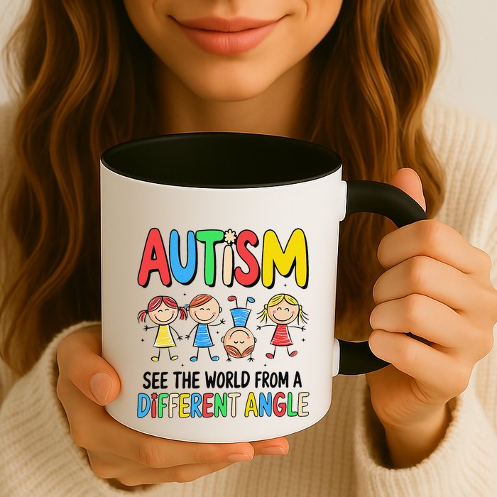 Autism Seeing The World From A Different Angle Autism Mug