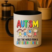 Autism Seeing The World From A Different Angle Autism Mug