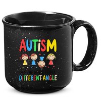 Autism Seeing The World From A Different Angle Autism 15oz Campfire Ceramic Mug