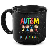 Autism Seeing The World From A Different Angle Autism 15oz Campfire Ceramic Mug
