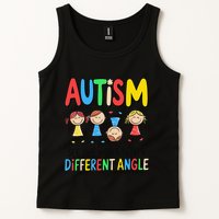 Autism Seeing The World From A Different Angle Autism Tank Top