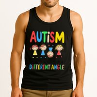 Autism Seeing The World From A Different Angle Autism Tank Top