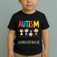Autism Seeing The World From A Different Angle Autism Toddler T-Shirt