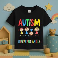 Autism Seeing The World From A Different Angle Autism Toddler T-Shirt