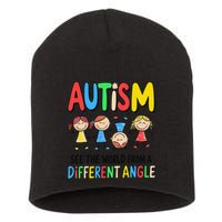 Autism Seeing The World From A Different Angle Autism Short Acrylic Beanie