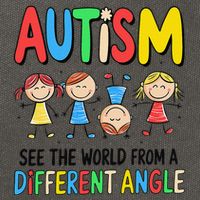 Autism Seeing The World From A Different Angle Autism Cotton Canvas Backpack