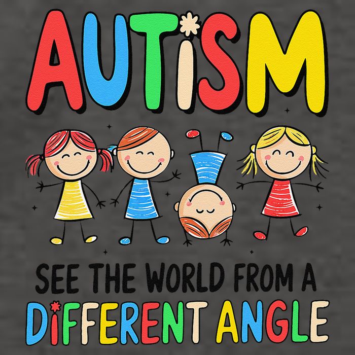 Autism Seeing The World From A Different Angle Autism Vector Backpack