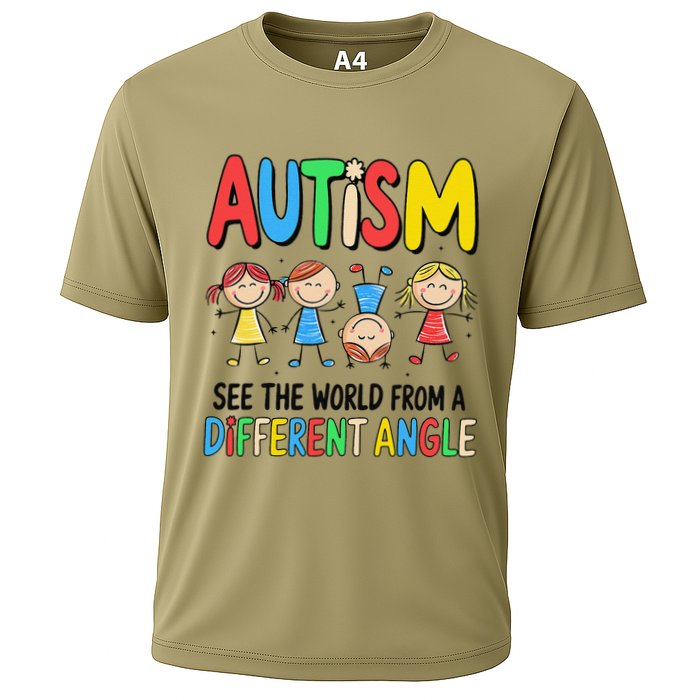 Autism Seeing The World From A Different Angle Autism Performance Shirt