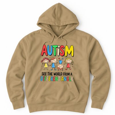 Autism Seeing The World From A Different Angle Autism Hoodie