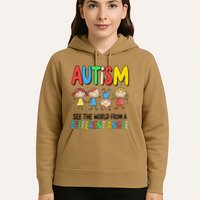 Autism Seeing The World From A Different Angle Autism Hoodie