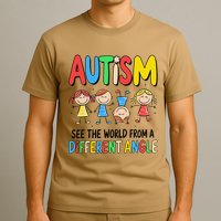 Autism Seeing The World From A Different Angle Autism T-Shirt