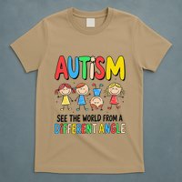 Autism Seeing The World From A Different Angle Autism T-Shirt