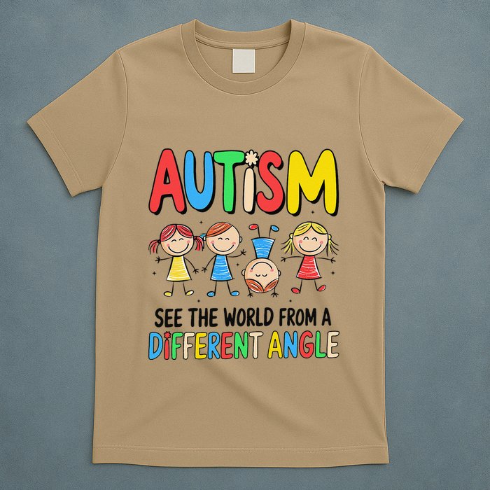 Autism Seeing The World From A Different Angle Autism T-Shirt