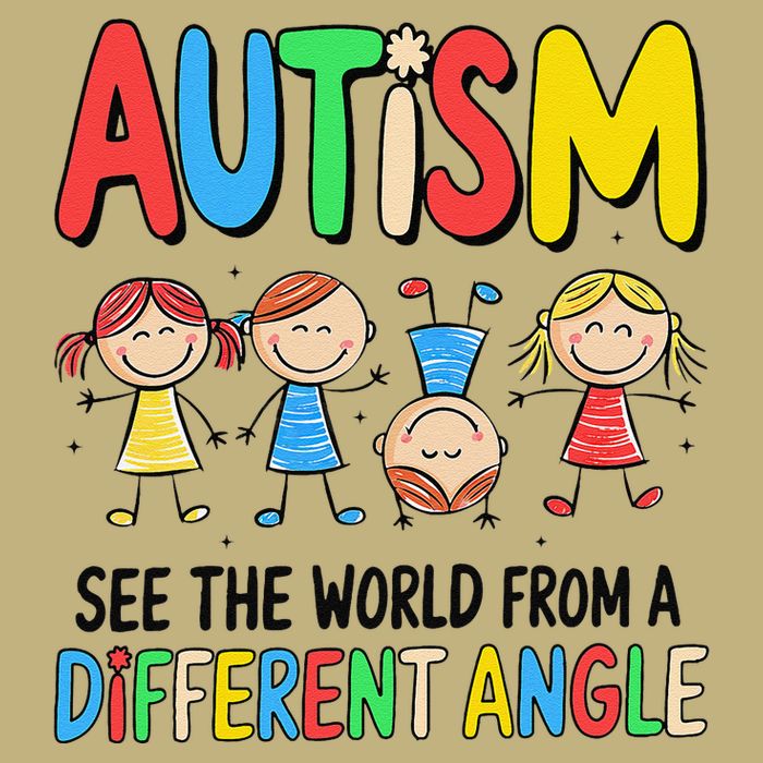 Autism Seeing The World From A Different Angle Autism Button