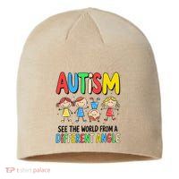 Autism Seeing The World From A Different Angle Autism Sustainable Beanie