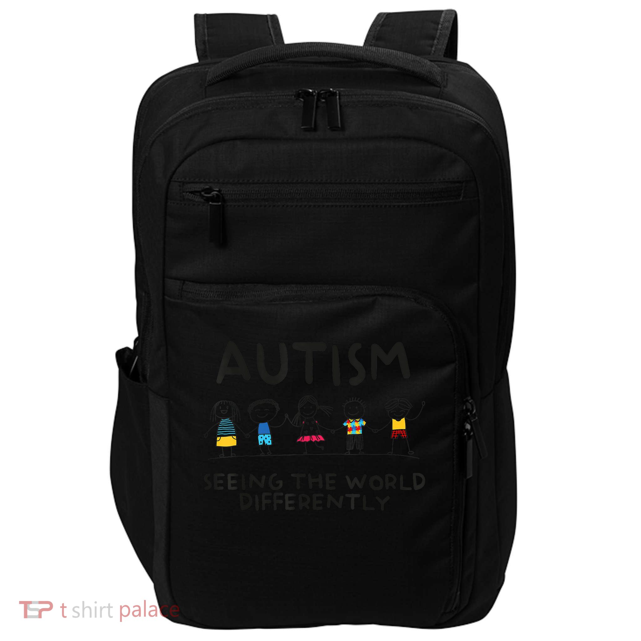 Autism Seeing The World Differently Autism Awareness  Impact Tech Backpack