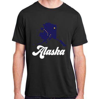 Alaska State The Last Frontier Alaska Home Adult ChromaSoft Performance T-Shirt