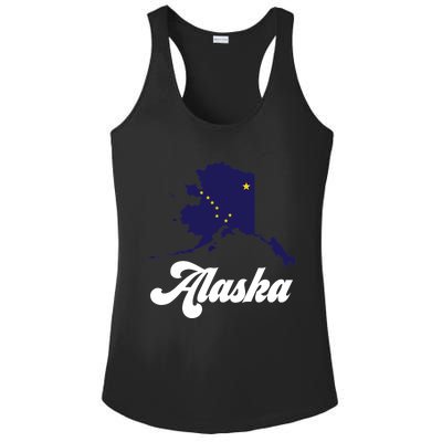 Alaska State The Last Frontier Alaska Home Ladies PosiCharge Competitor Racerback Tank