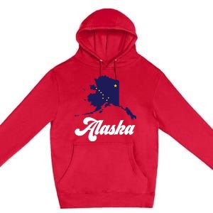 Alaska State The Last Frontier Alaska Home Premium Pullover Hoodie