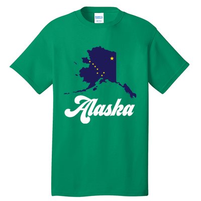 Alaska State The Last Frontier Alaska Home Tall T-Shirt