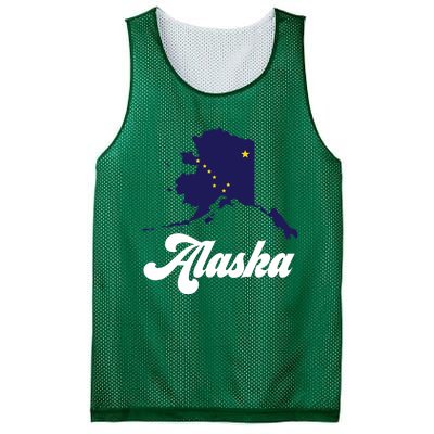 Alaska State The Last Frontier Alaska Home Mesh Reversible Basketball Jersey Tank