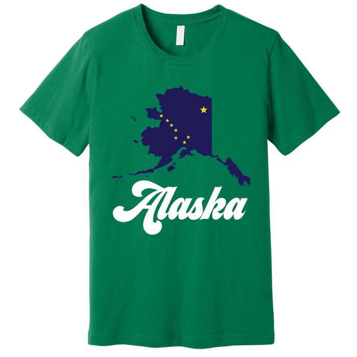 Alaska State The Last Frontier Alaska Home Premium T-Shirt