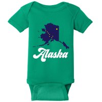 Alaska State The Last Frontier Alaska Home Baby Bodysuit