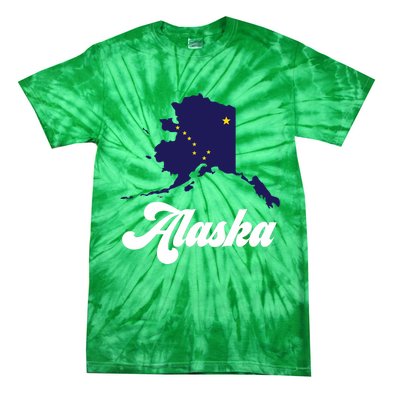 Alaska State The Last Frontier Alaska Home Tie-Dye T-Shirt