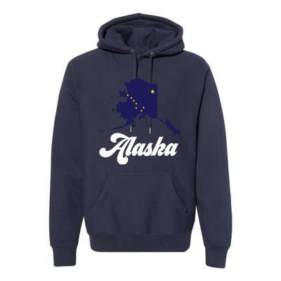 Alaska State The Last Frontier Alaska Home Premium Hoodie