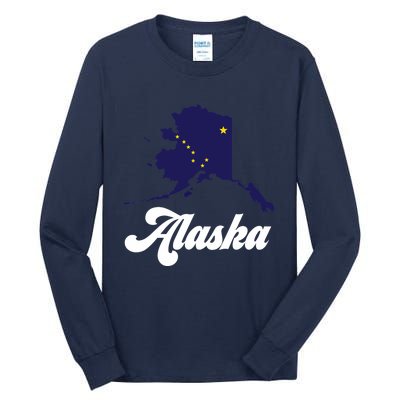 Alaska State The Last Frontier Alaska Home Tall Long Sleeve T-Shirt