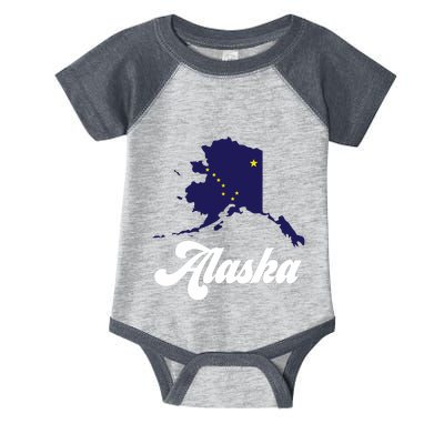 Alaska State The Last Frontier Alaska Home Infant Baby Jersey Bodysuit