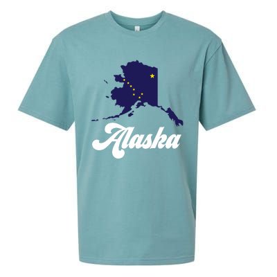 Alaska State The Last Frontier Alaska Home Sueded Cloud Jersey T-Shirt