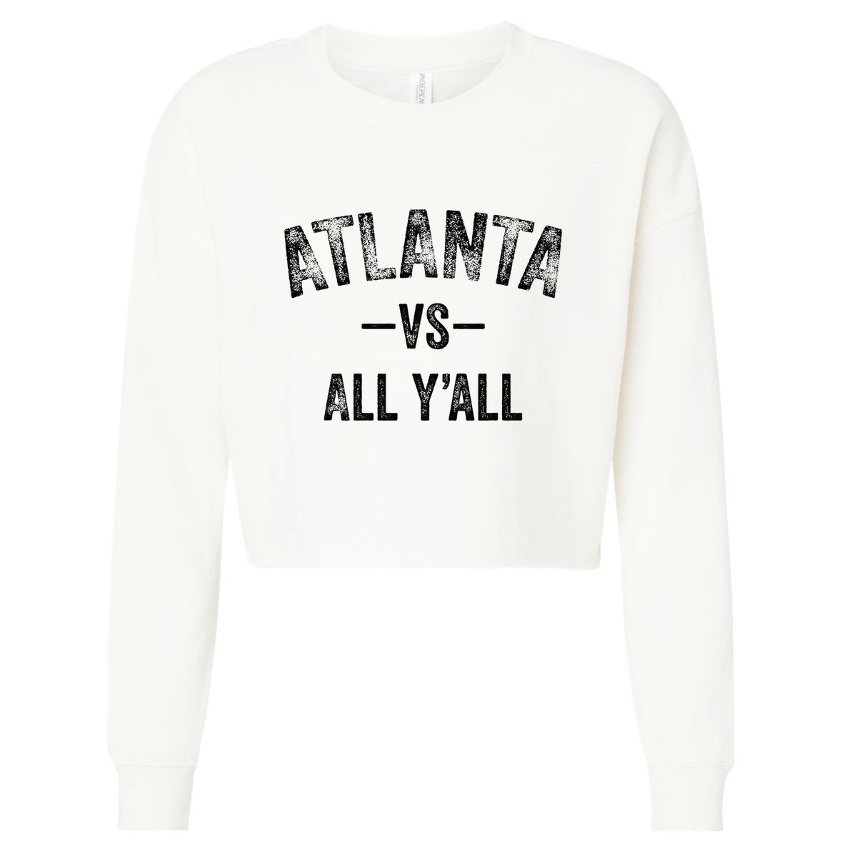 All Sport Trends Atlanta Vs All YAll Cropped Pullover Crew