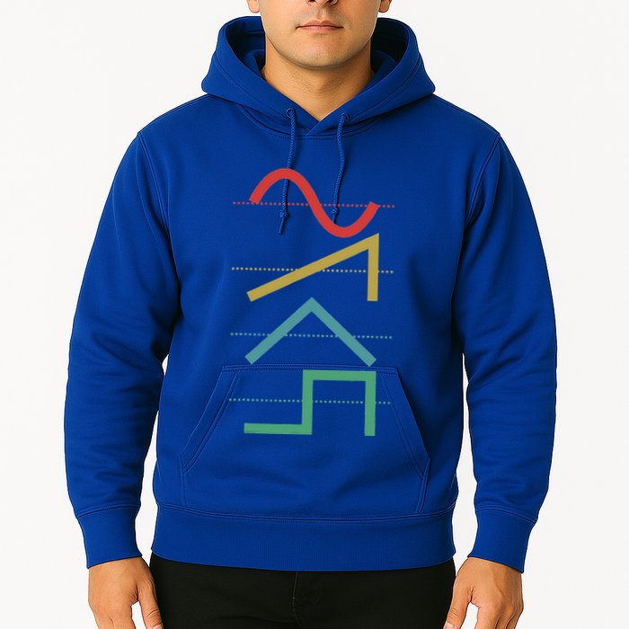 Analog Synthesizer Techno Waveform Synth Nerd Hoodie