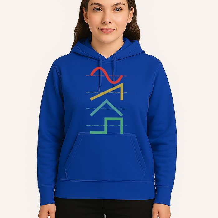 Analog Synthesizer Techno Waveform Synth Nerd Hoodie