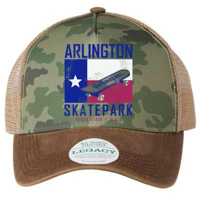 Arlington Skatepark Texas Legacy Tie Dye Trucker Hat