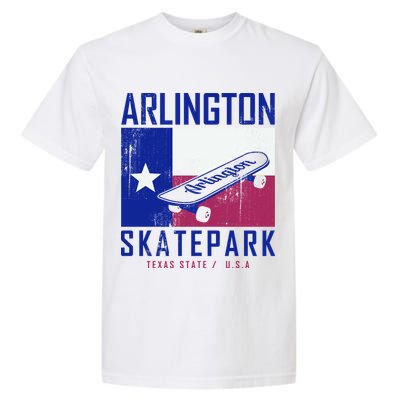 Arlington Skatepark Texas Garment-Dyed Heavyweight T-Shirt